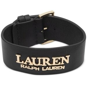 Lauren Ralph Lauren Black Bracelet with Gold Accents
